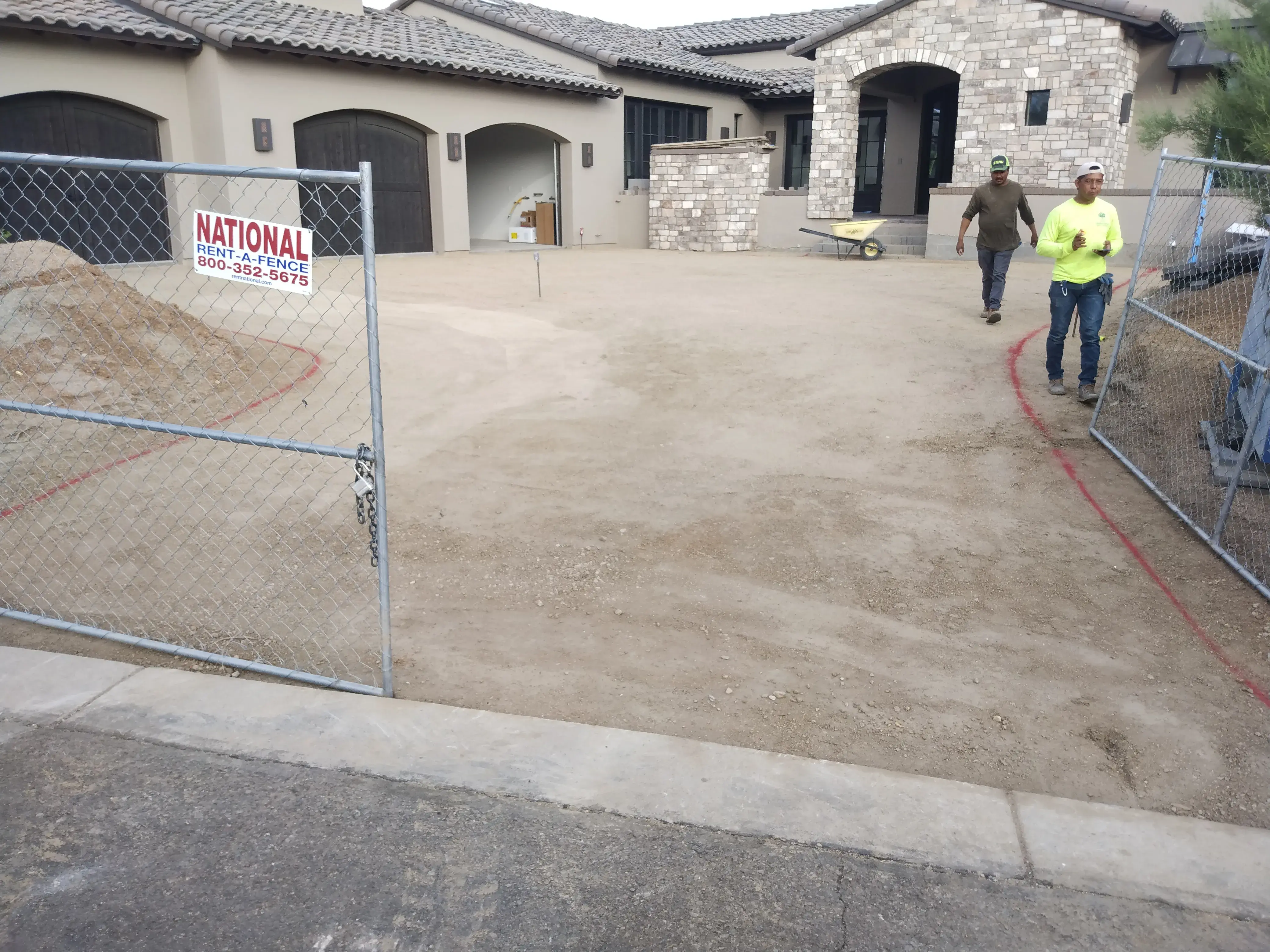 Before: Backyard transformation with artificial grass and extended paver patio